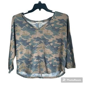 Camo Crop Top